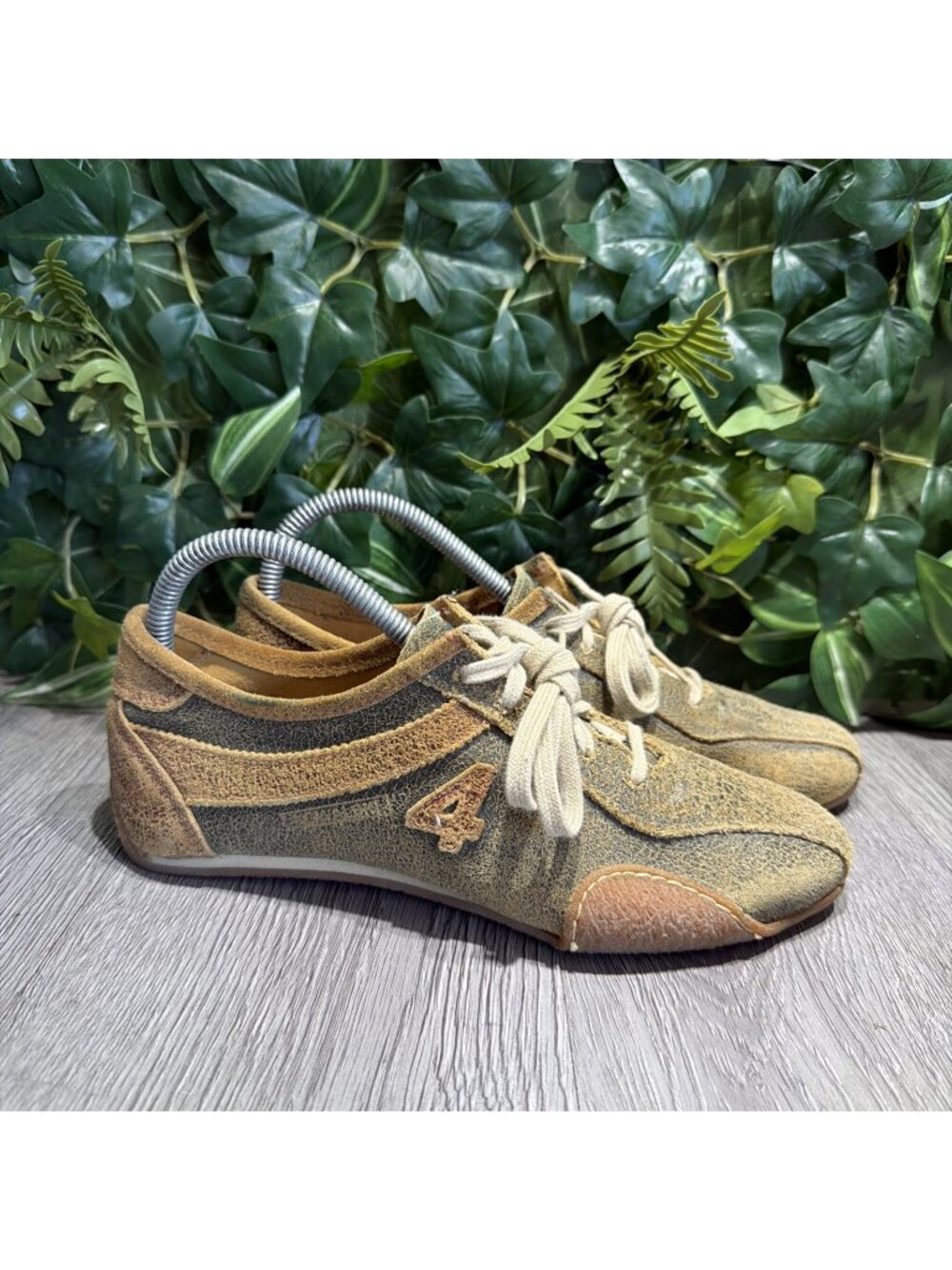 Kowalski Sneakers Women's  Distressed Leather MADE in SPAIN US 7